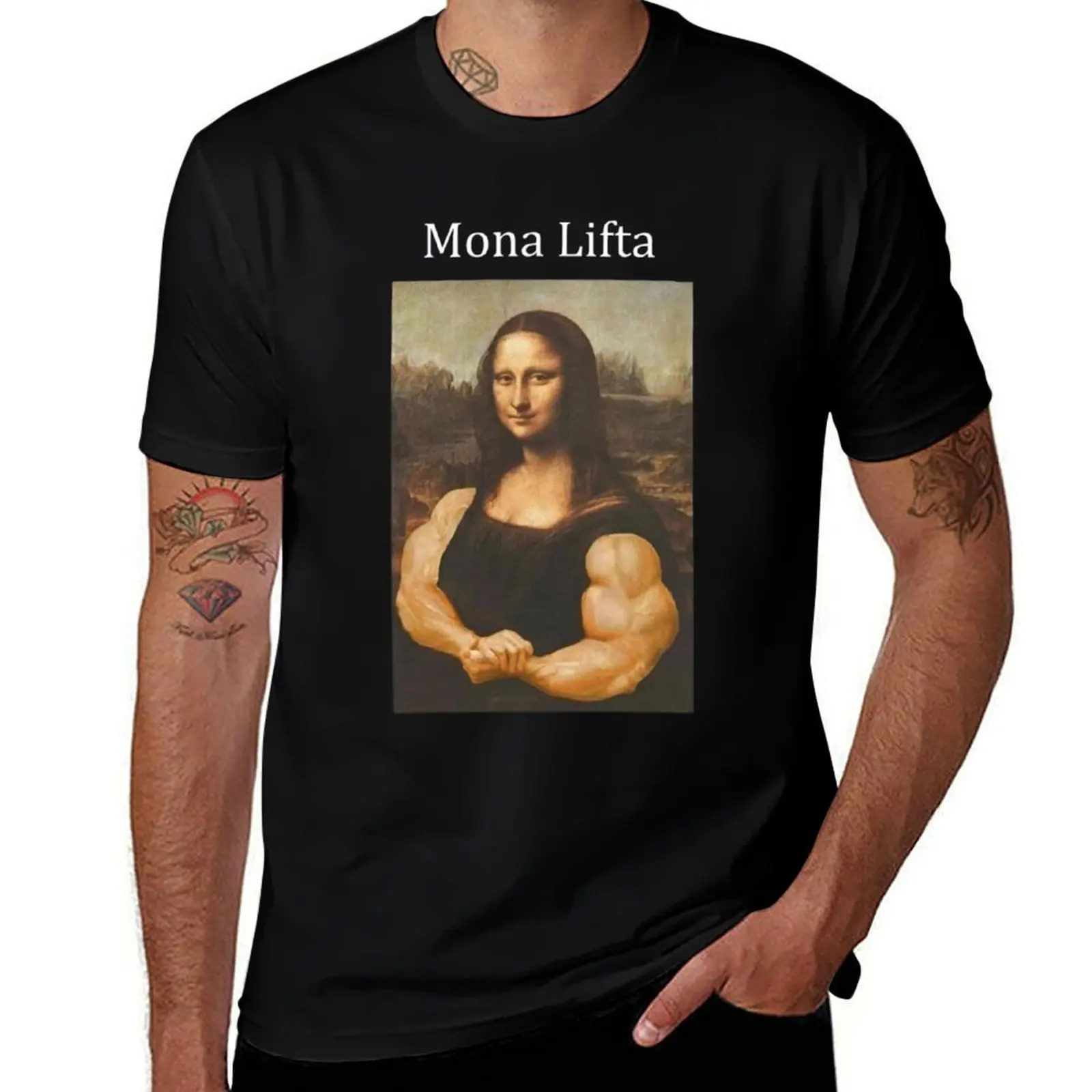 

Mona Lifta T-Shirt quick drying shirts graphic tee plus size tops Short sleeve tee Men's t-shirt