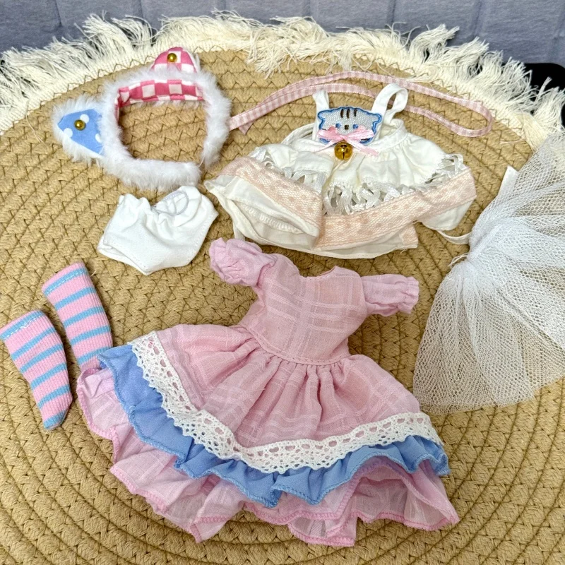 1/6 BJD Vestiti per le bambole Moda Bella 30 cm Sostituzione della bambola Abbigliamento Cameriera Principessa Abito Gonna Copricapi Abbigliamento casual Ragazza Giocattolo Regalo