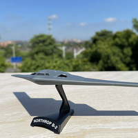 1/128 Scale B-2 B2 USA Army Heavy Spirit Bomber Diecast Metal Military Plane Aircraft Airplane Model Toy For Collections