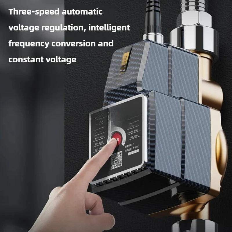 Deli 100W Automatic Household Pressure Pump Quiet Smart Variable Frequency No-Drilling for Tap Water & Water Heater 60W 85W