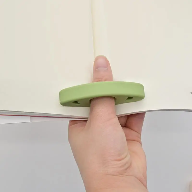 Thumb Page Holder For Reading Silicone Thumb Bookmark Comfortable Book Opener Reading Accessories Ring For Reading Lovers