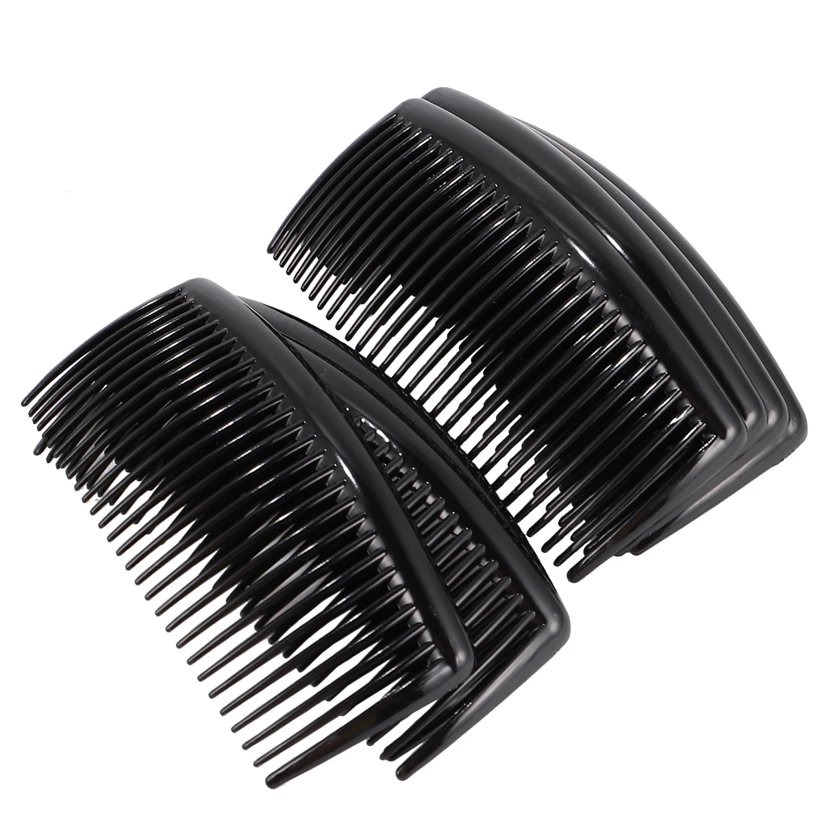 

Fancy Plastic Hair Comb Hairdressing Combs Pin Women Wide Tooth for Curls Clips