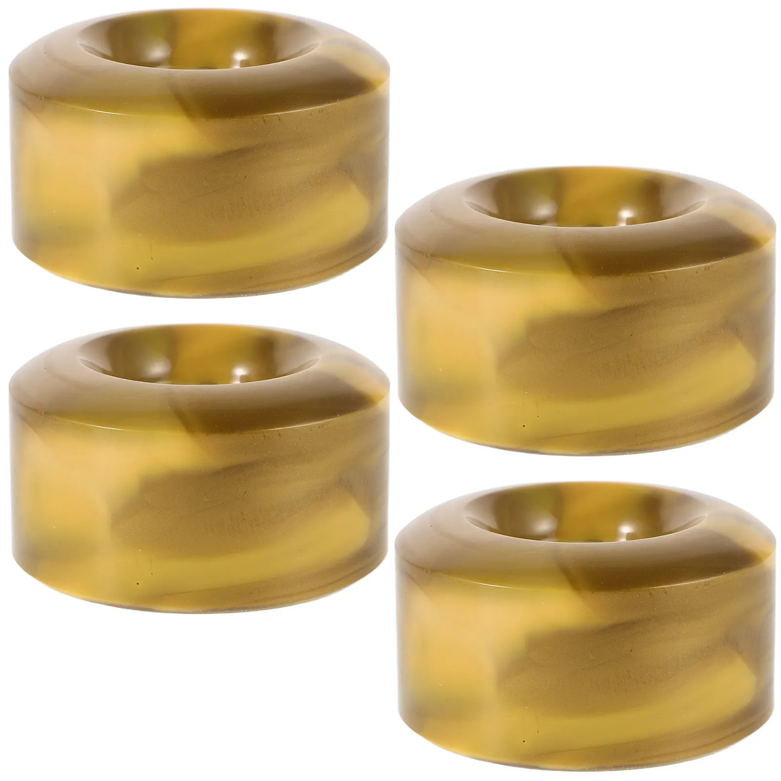

4Pcs Quad Roller Skate Wheels Dual Color High Elasticity 82A Hardness Nonluminous Stable Support Replacement Wheels for Indoor