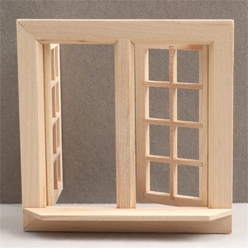 Handmade Window Miniature Panel for 1 12 Scale Dollhouses Play Toy W3JF