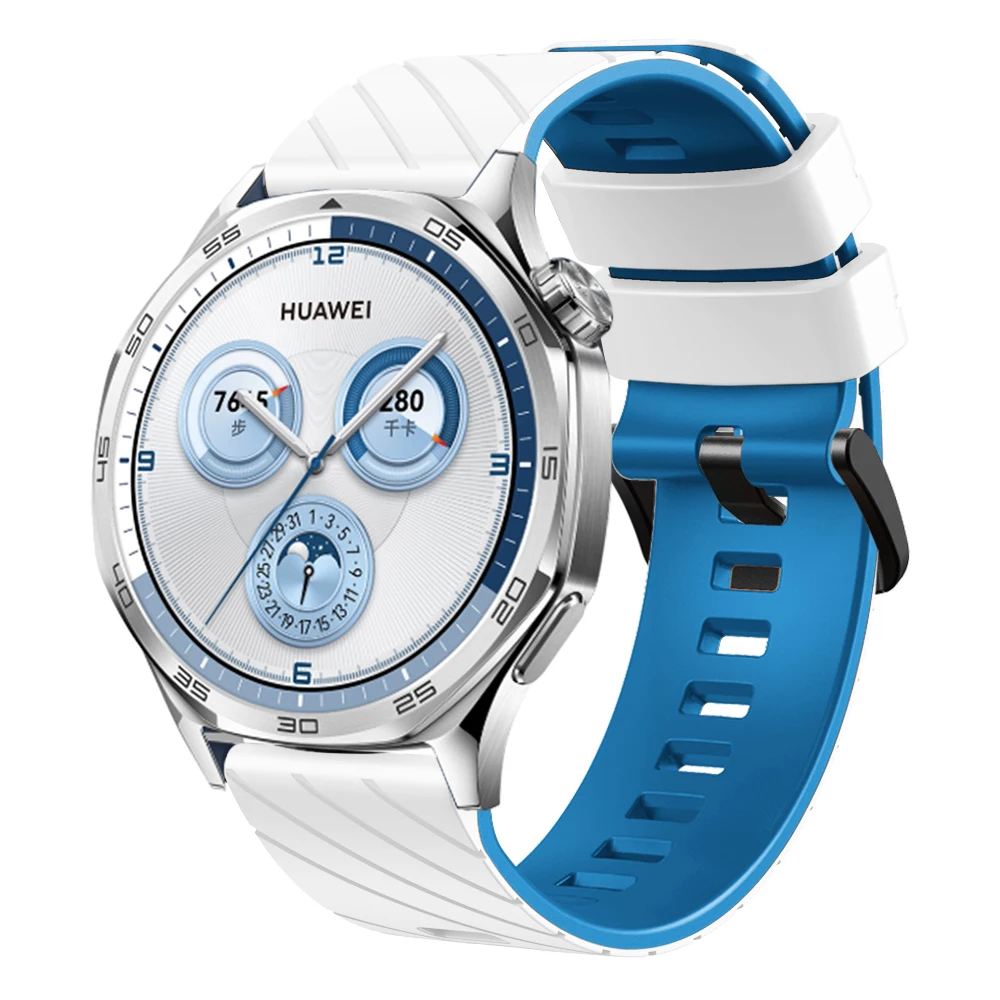 22 مللي متر سوار ساعة ذكية لهواوي ساعة GT 5/4 46 مللي متر حزام معصمه GT5/GT2 GT 4 3 2 Pro 46 مللي متر سيليكون حزام الساعات سوار Correa