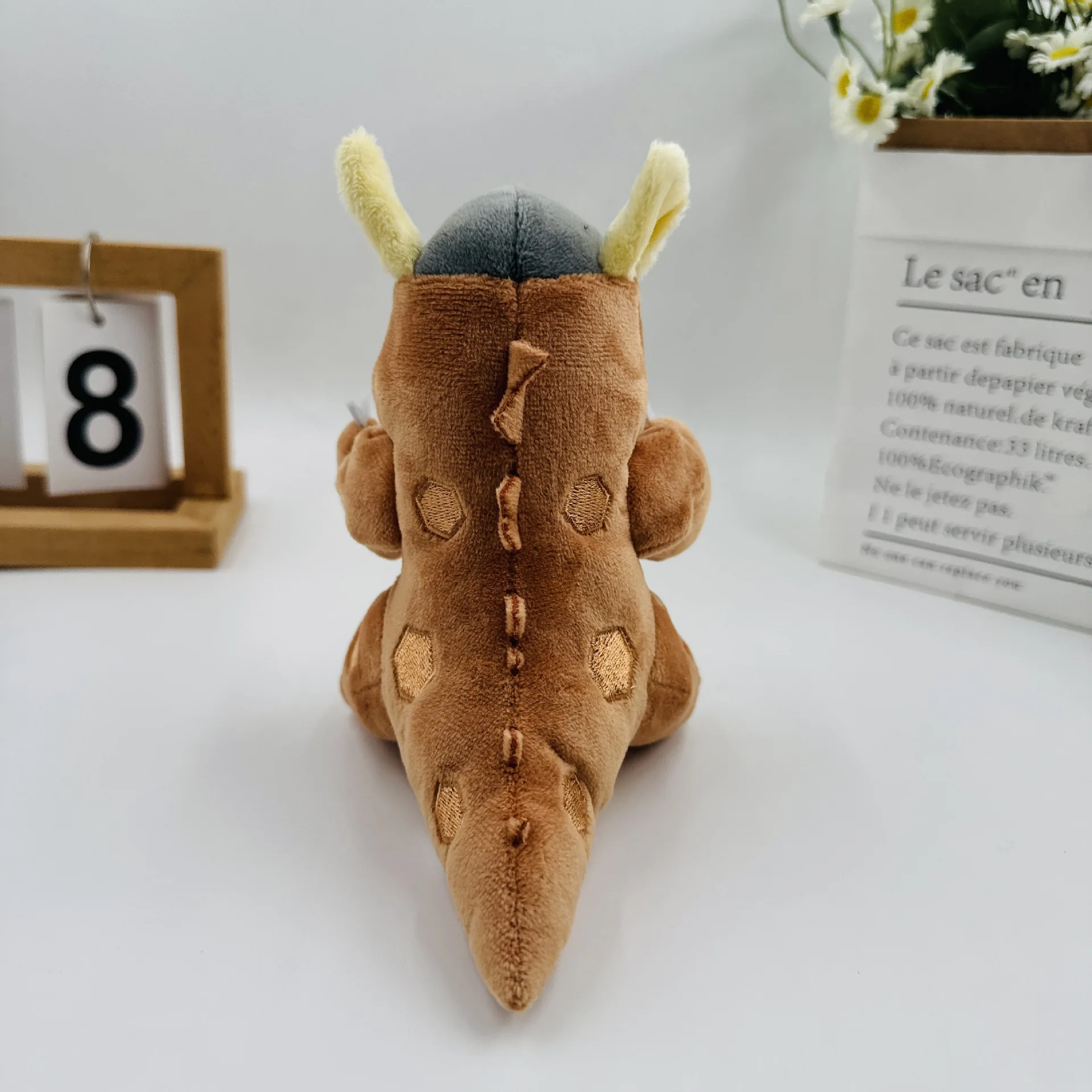 Peluche Pokémon Fit Series Kangaskhan e bambino da 14 cm - Piccola bambola di pezza per coppia di madre-figlio, simpatico e adorabile mostro tascabile da collezione