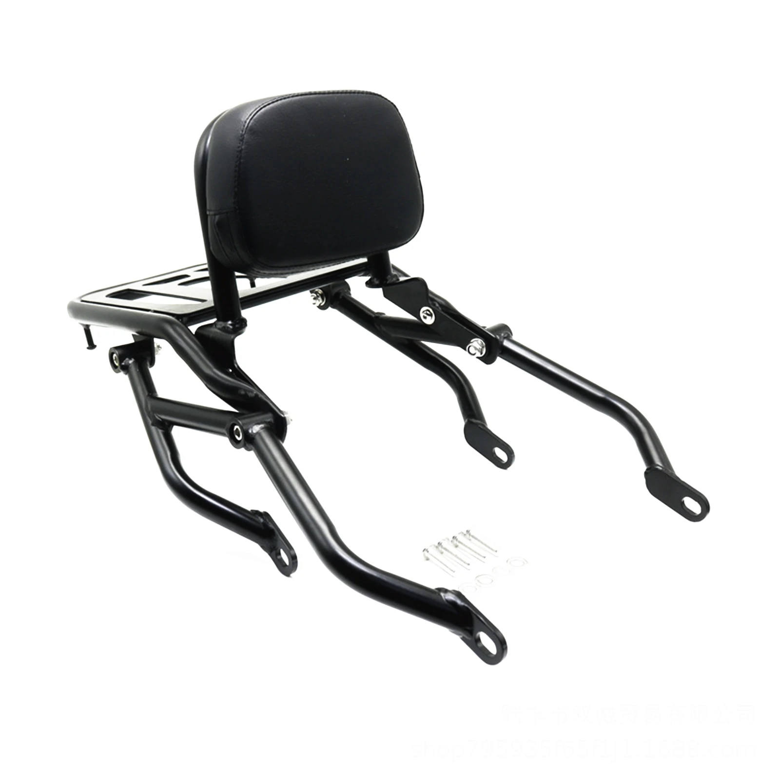 

Backrest Sissy Bar Luggage Rack With Pad For Honda Rebel CMX300 CMX500 2017-2022