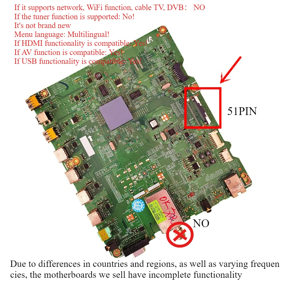 메인 보드 BN94-05268F BN94-04859E BN94-04659B BN94-04465M BN94-04659F BN94-04465K BN94-05068V BN94-04465C TV 마더보드