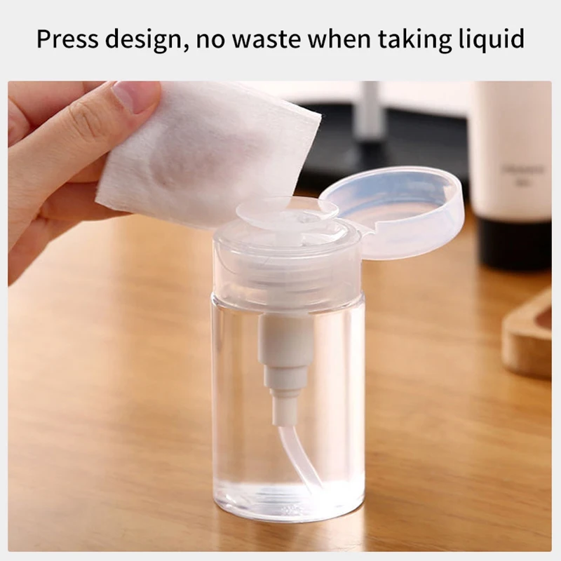 120/150/200/300ml Empty Pump Dispenser Liquid UV Gel Polish Nail Art Polish Clean Bottle Polish Cleanser Remover Bottle