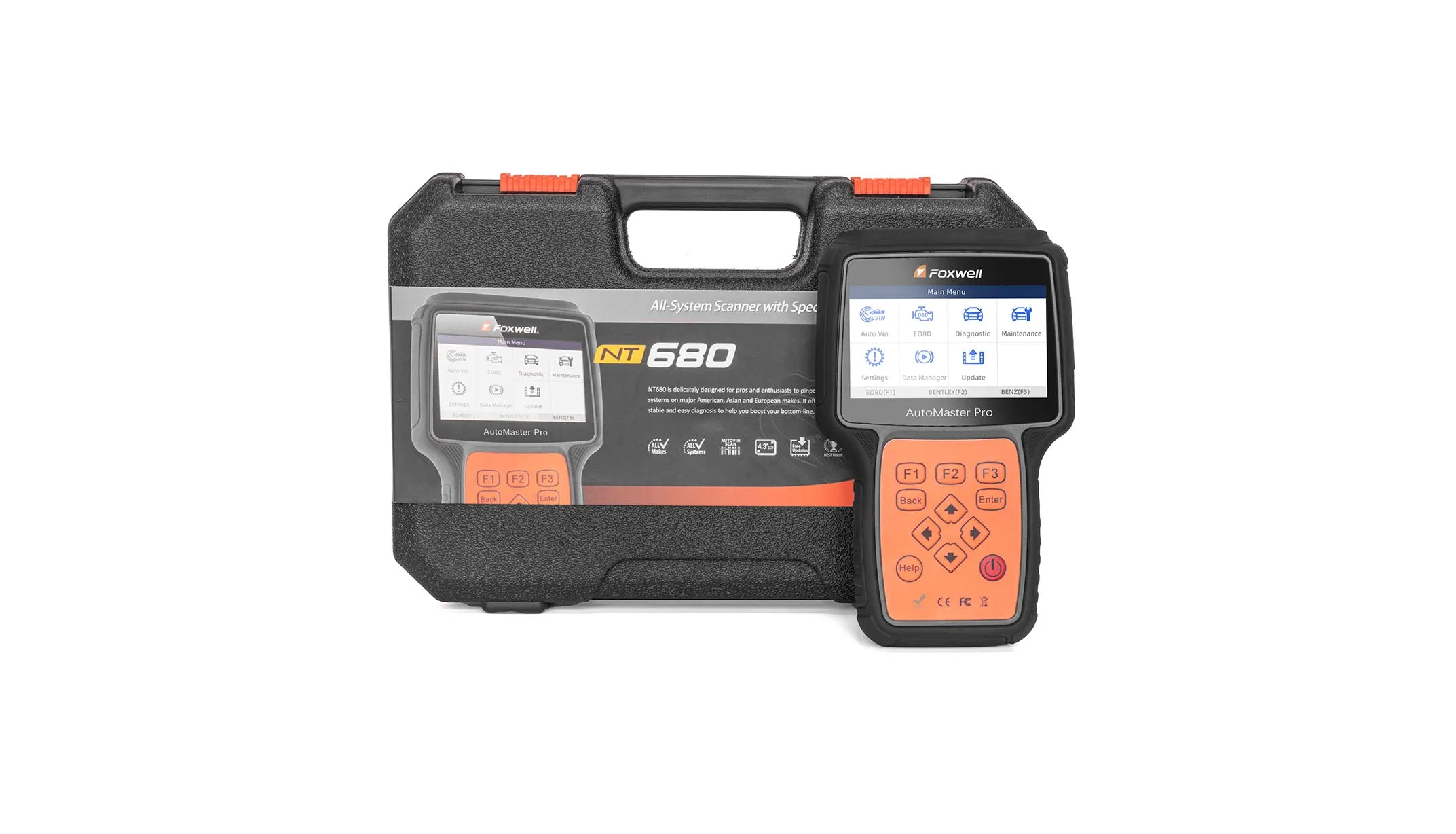 2021 Hot Selling Top Quality Foxwell NT680 Auto masterNT680 All Systems Scanner with Special Functions