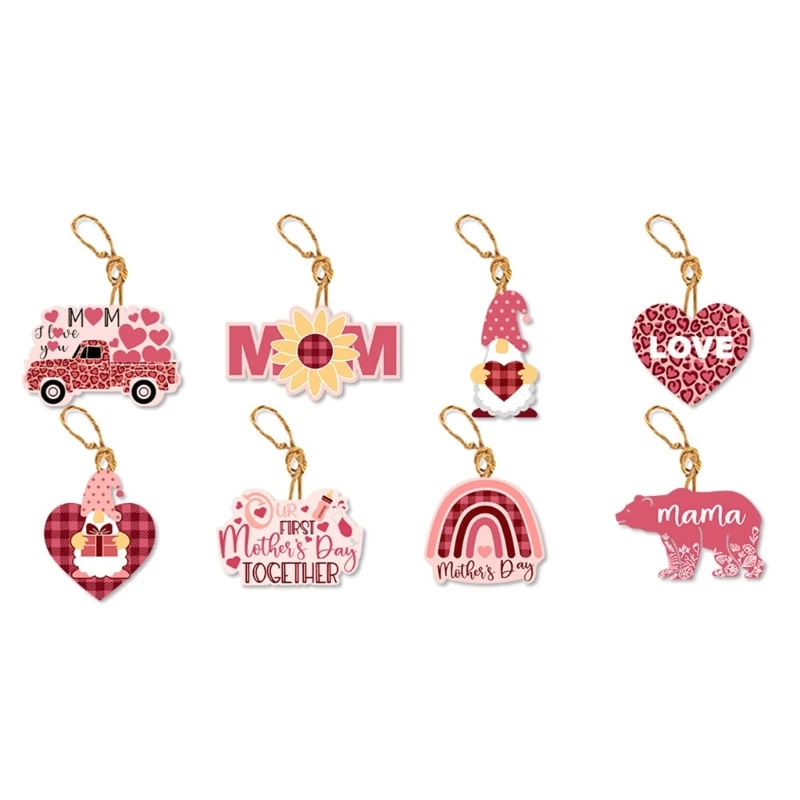 Happy Mothers Day Decorations Stickers Labels Decorations Self-adhesive Stickers Labels DIY K92A
