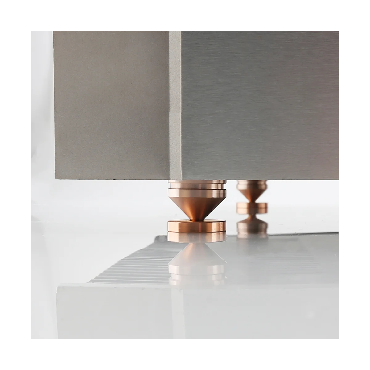 Подставка для ножек, 8 дюймов, подставка для ножек, металлические шипы из алюминиевого сплава, конусная напольная ножка, серебристый гвоздь