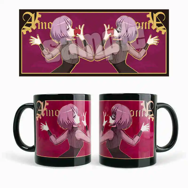อะนิเมะ บัง ดรีม! Ave Mujica Doloris แก้ว Mortis Oblivionis คอสเพลย์กาแฟเซรามิคถ้วยน้ําผู้ชายผู้หญิงการ์ตูนถ้วยดื่มของขวัญ