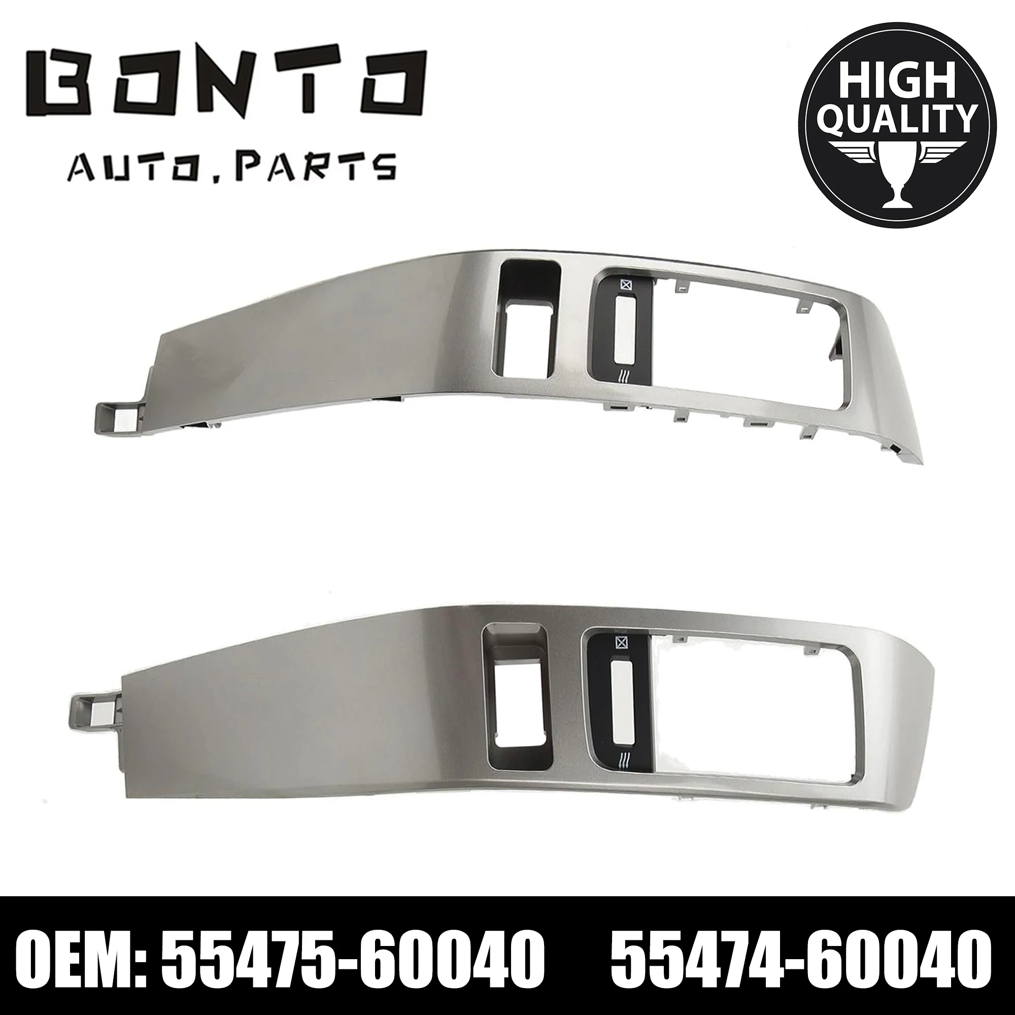 BONTO Air Vent Trim Central Consoles Wind Outlet Panel For 2003-2009 Lexus GX470 Replace 55474-60040 55475-60040 5547460040