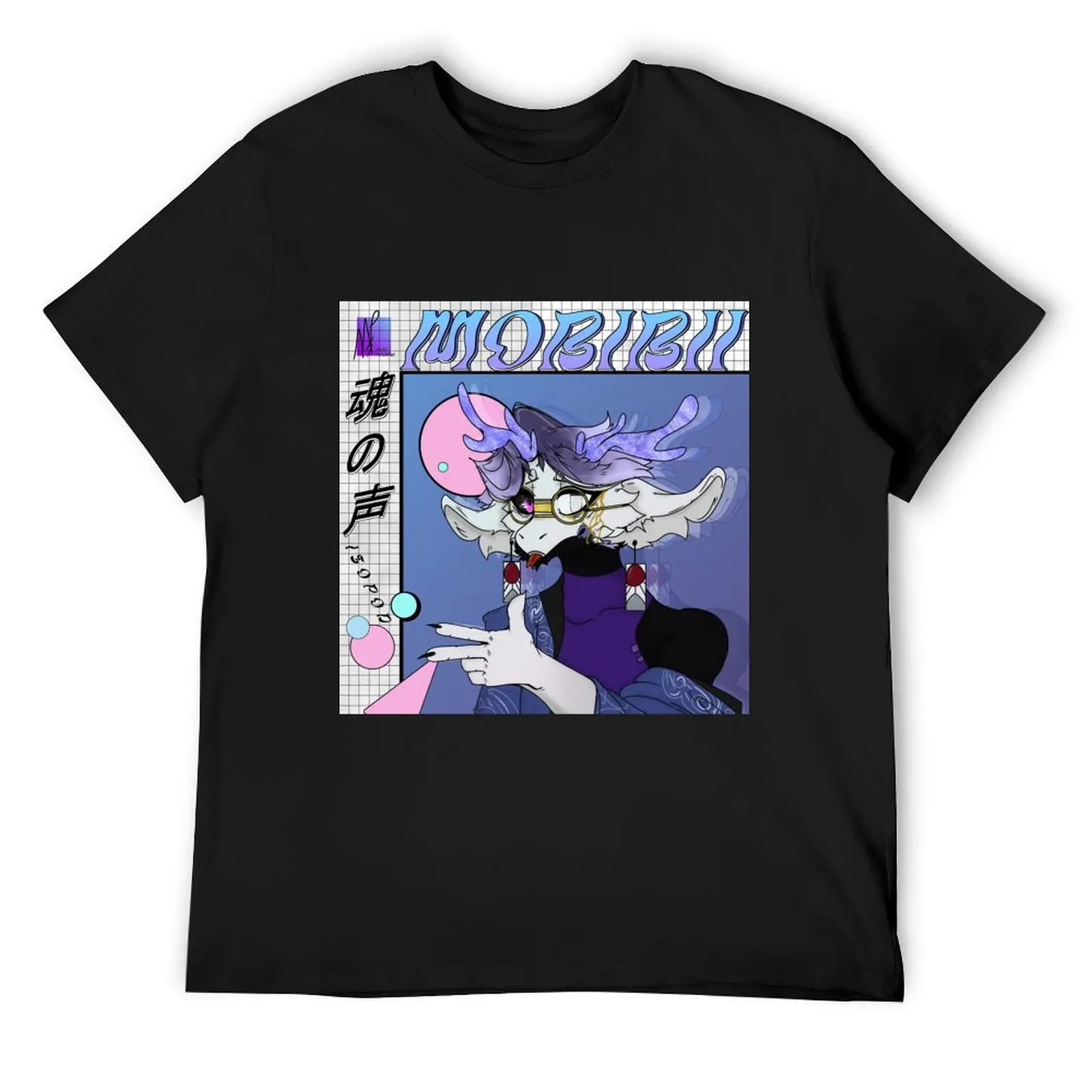 

FUTURE FUNK GROOVIN T-Shirt blue lock oversized Blouse Personalized t-shirt mens funny t shirts