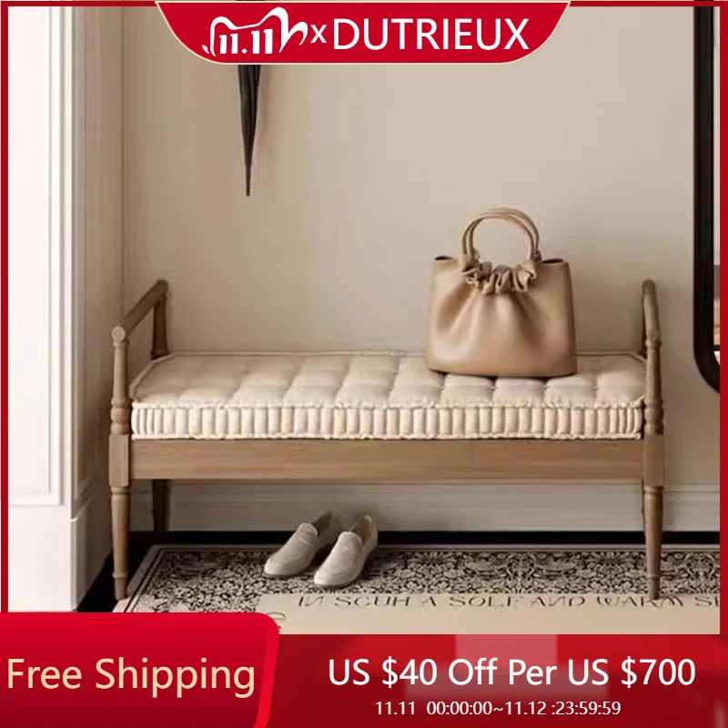 خشبية الحديثة خطوة البراز مقعد مقعد الجمالية صالون الغرور كرسي مصمم لهجة القدم البراز صالة تابوريت صالون الأثاث