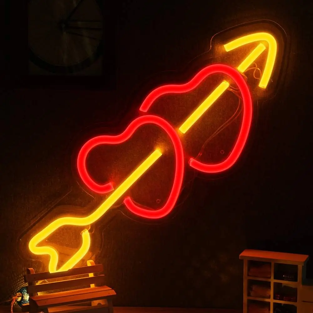 

LED Neon Lights Festival Wall Decor Art Neon Sign Light For Christmas Home Decor Bedroom Lounge Wedding Valentine's Day Party