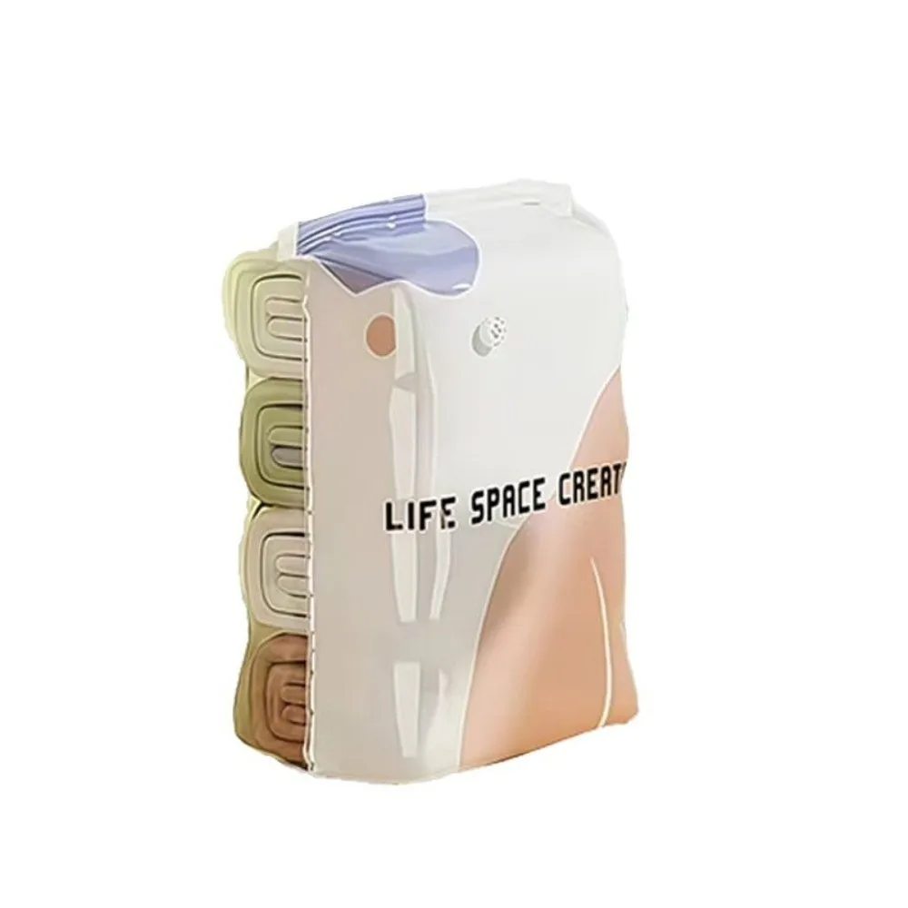 Press & Seal Vacuum Storage Bags Cube Compression Space Saving Storage Compression Bag Reusable Compression Desig