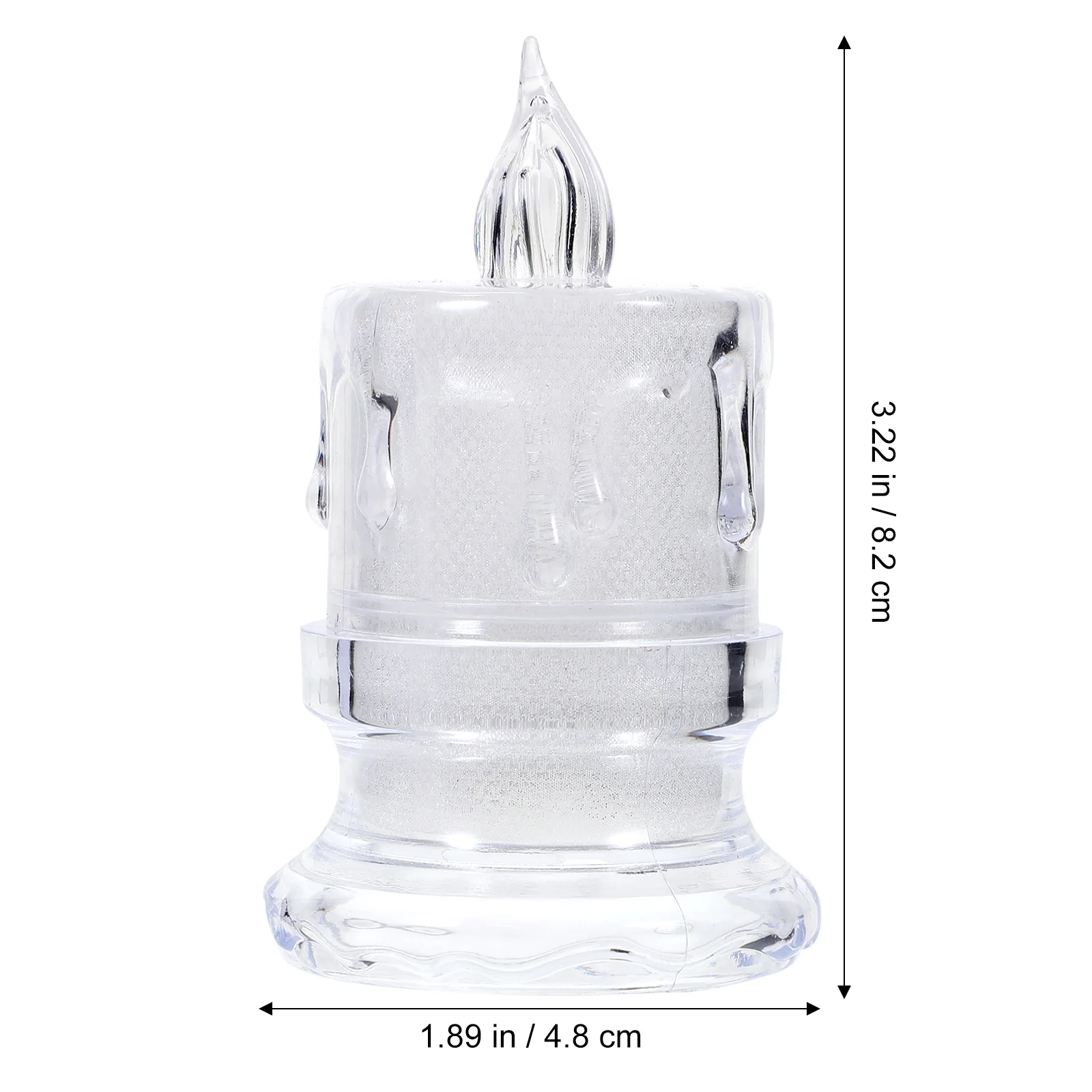 12 قطعة من الشموع الكهربائية LED أضواء عديمة اللهب للحفلات مادة آمنة لتزيين قطعة الطاولة المركزية