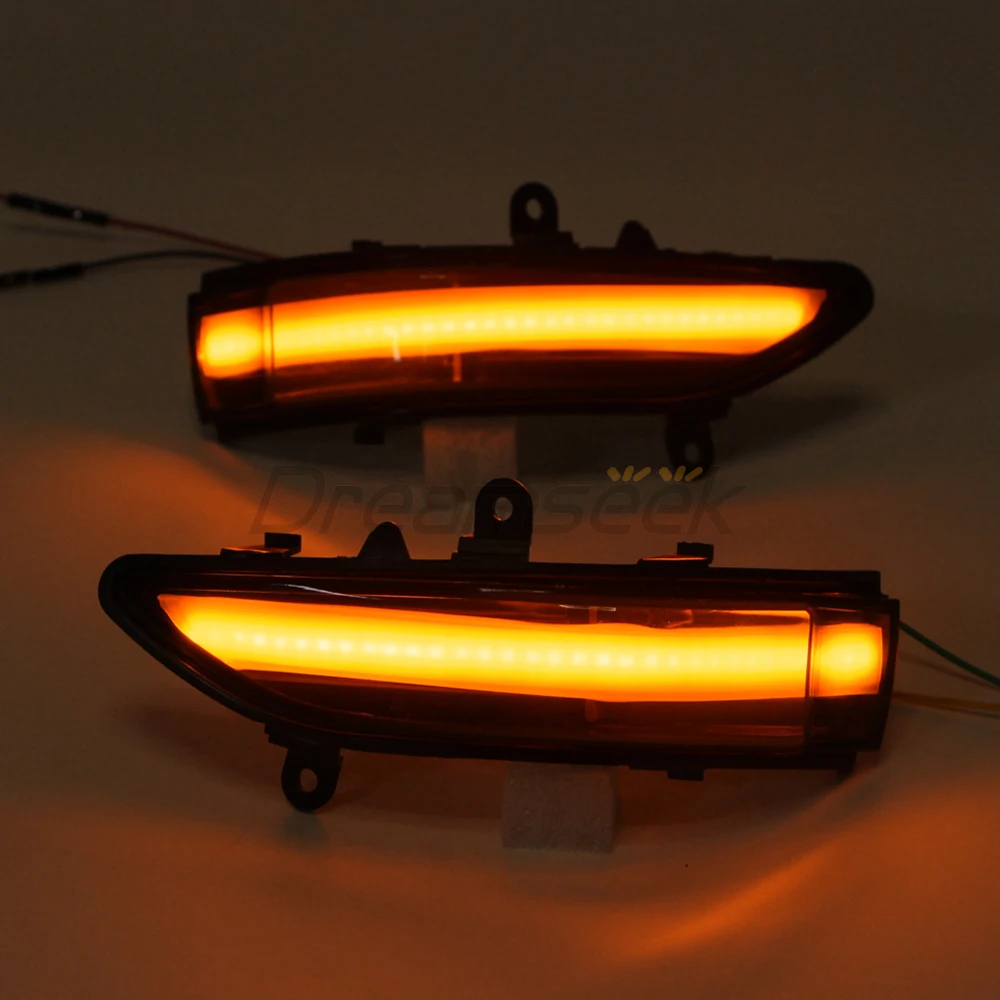 LED Rearview Side Mirror Light for Subaru Forester Impreza WRX STI 2008-14 Dynamic Turn Signal Lamp Sequential Indicator Blinker