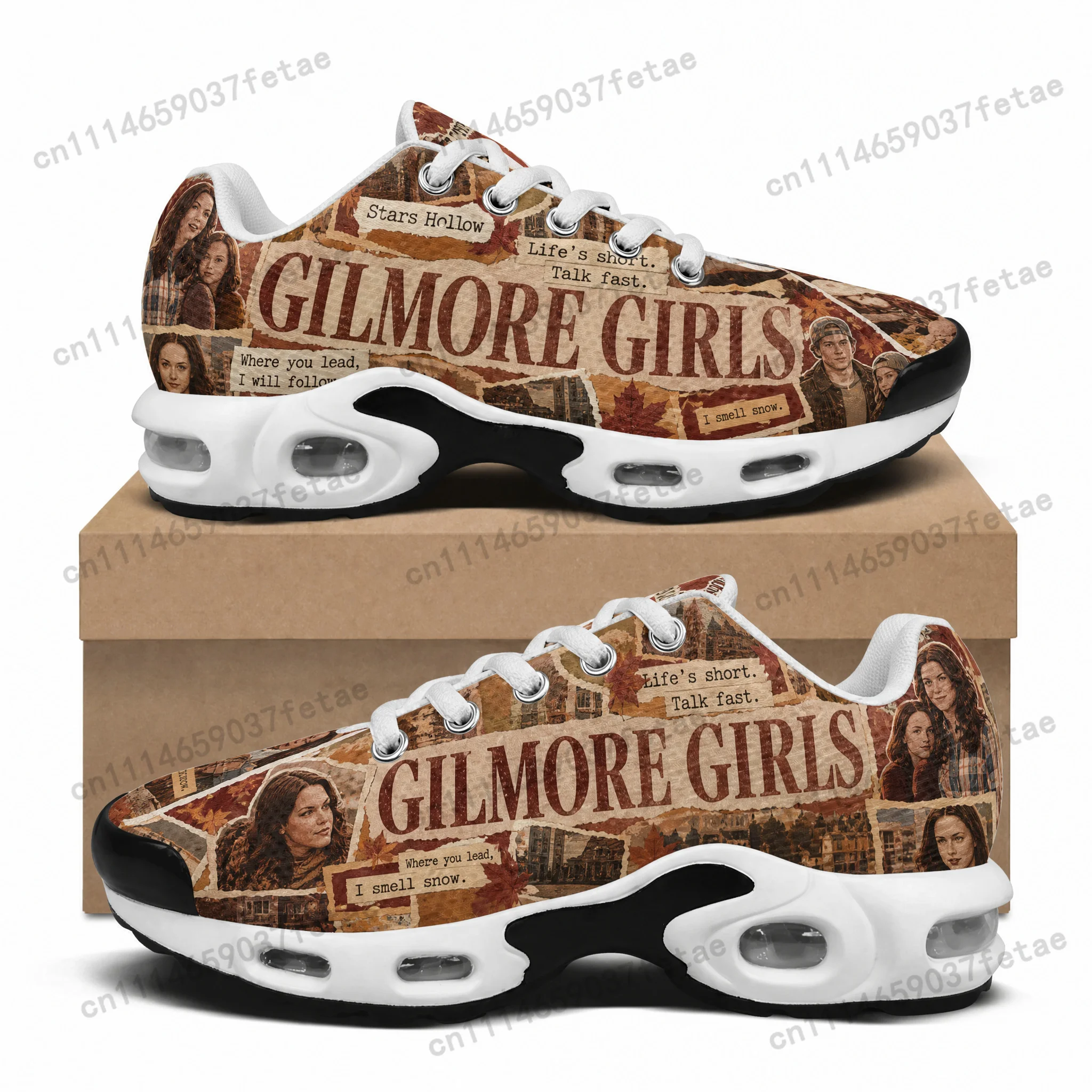 Gilmore Girls Cushion Sneakers Mens Womens Hip Hop Rock Lightweight Sports Shoes Custom Couple Cool Popular Leisure Sneaker