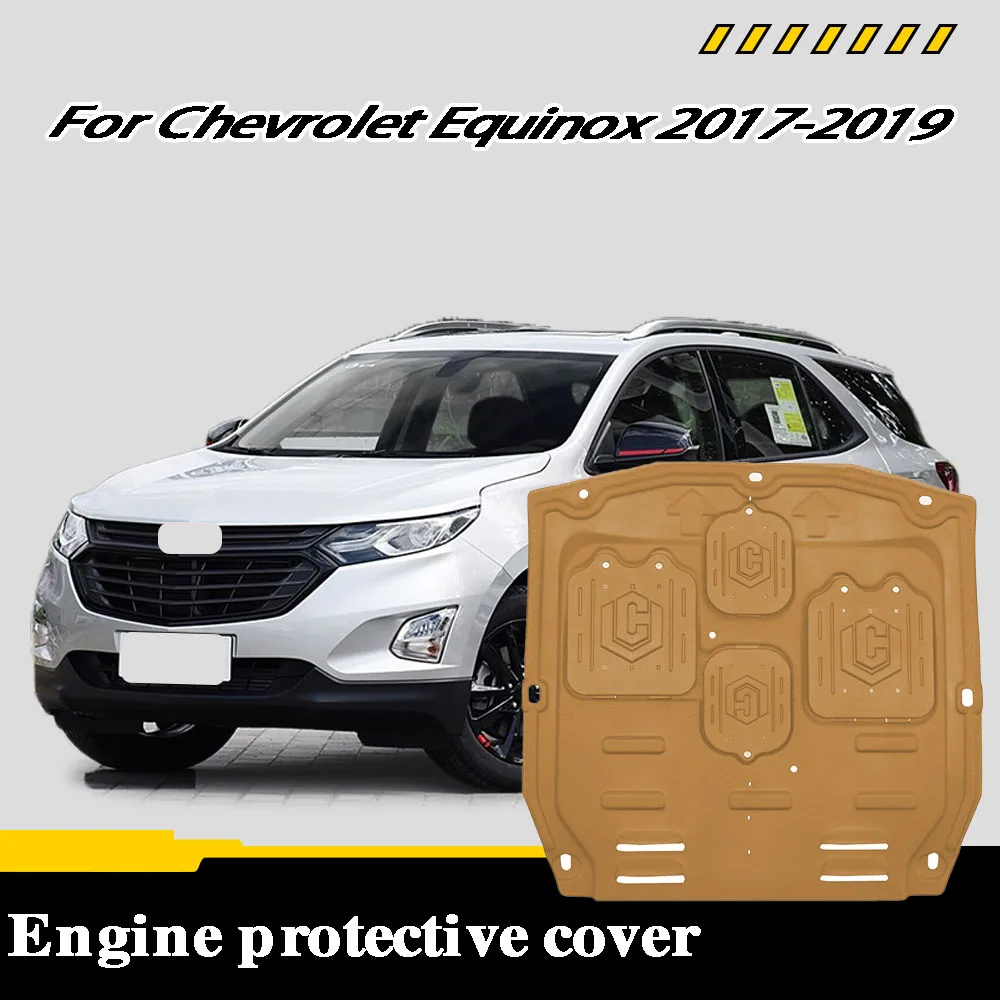

Front Under Engine Cover For Chevrolet Equinox 2017-2019 2.0T Guard Plate Skid Plate Car Engine Protection Panel Mudguard