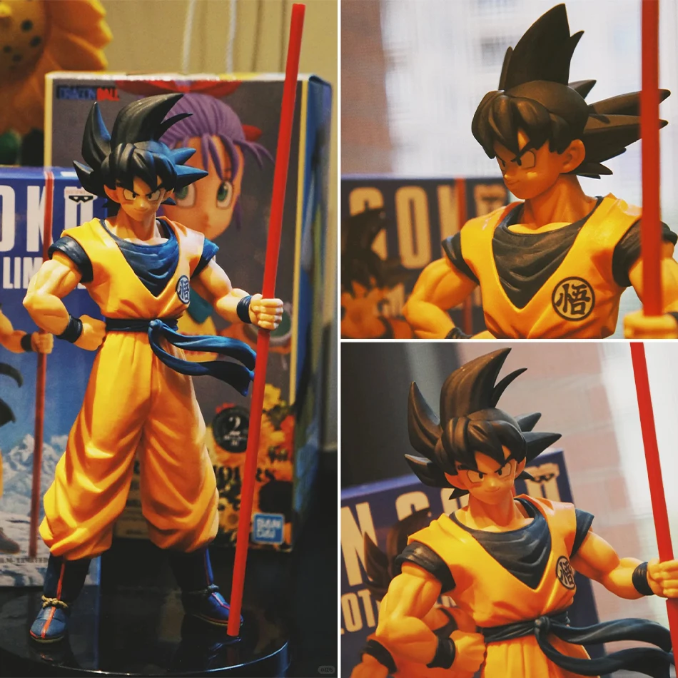 Heißer Dragon Ball Son Goku Super Saiyajin Anime Figur 22 cm Goku PVC Action Figure Sammeln Ornamente Figuren Modell Spielzeug