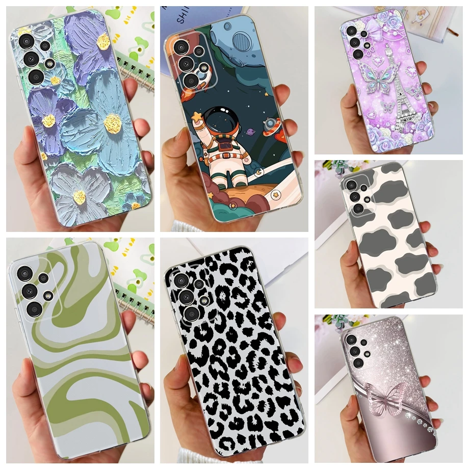 Do Samsung Galaxy A33 5G przypadku miękkiego silikonu TPU tylna pokrywa dla Samsung A33 A53 5G A73 5G wyczyść Fundas zderzak