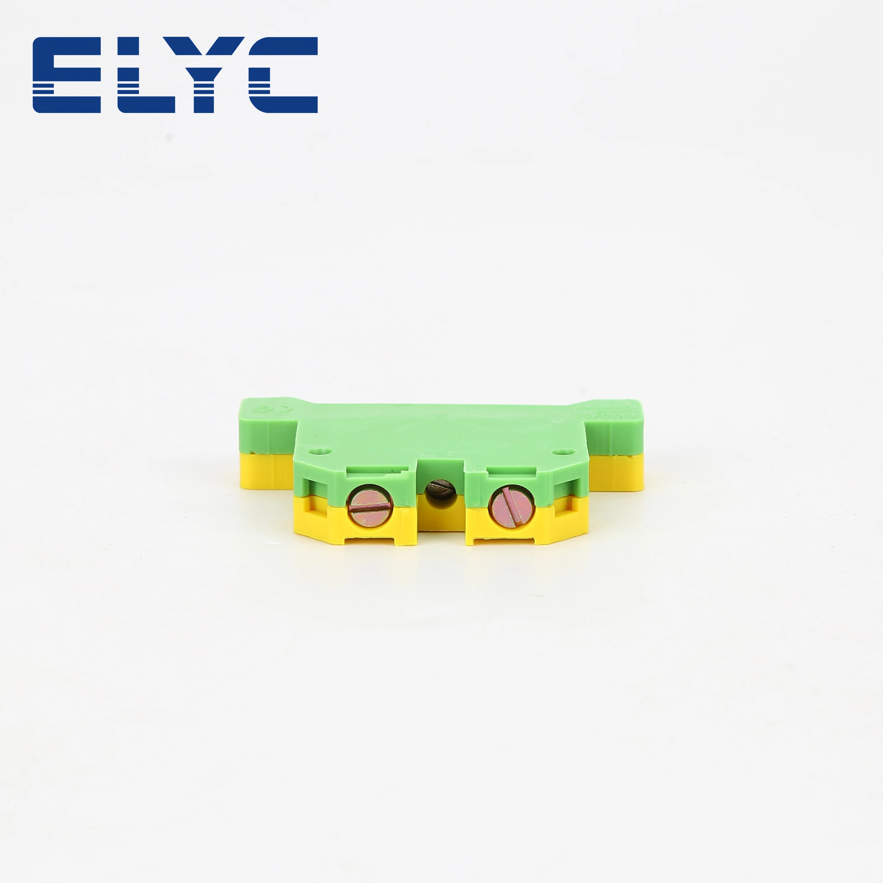 10Pcs EK10/35 Universal Screw Connection Ground Earth SAK 10 mm² Wire Electrical Connector DIN Rail Terminal Block EK 10/35