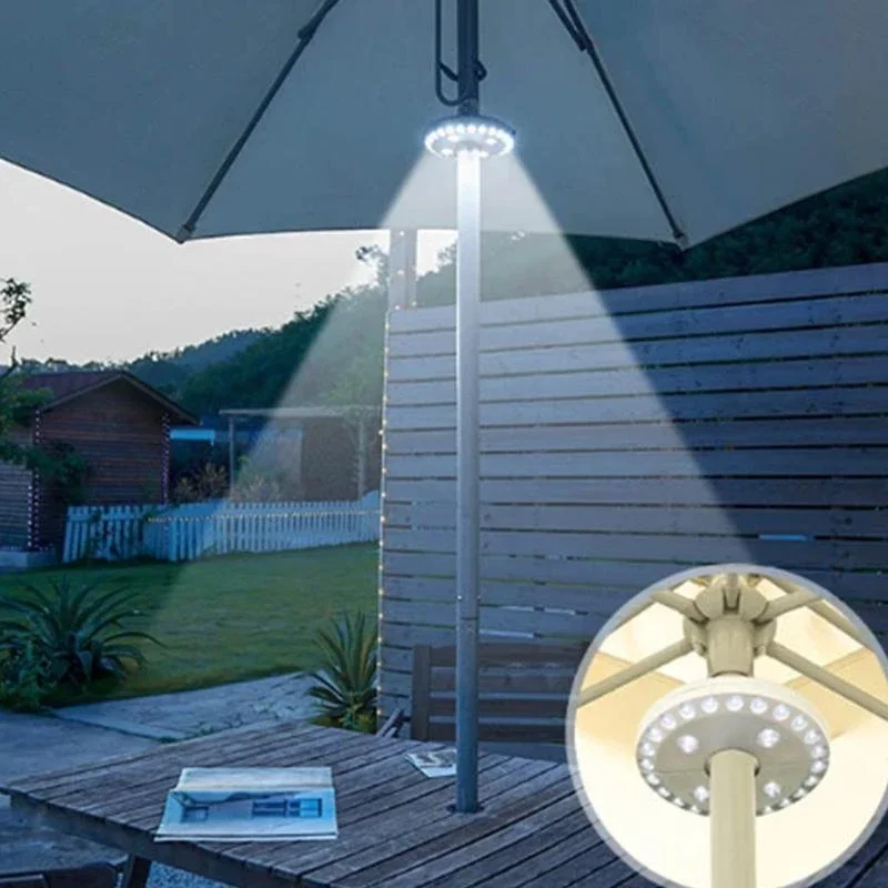 Patio Umbrella Light Tent Camp Light 28 Pole LEDs Lawn Lamp Waterproof Garden Outdoor Lighting 3.7V 5W 200 lum Umbrella Light