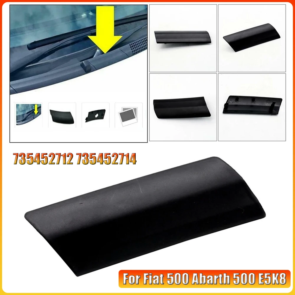 

For Fiat 500 Abarth 500 E5K8 Car Wiper Scuttle Panel Trim Cover Auto Exterior Decoration RHD 735452712 735452714