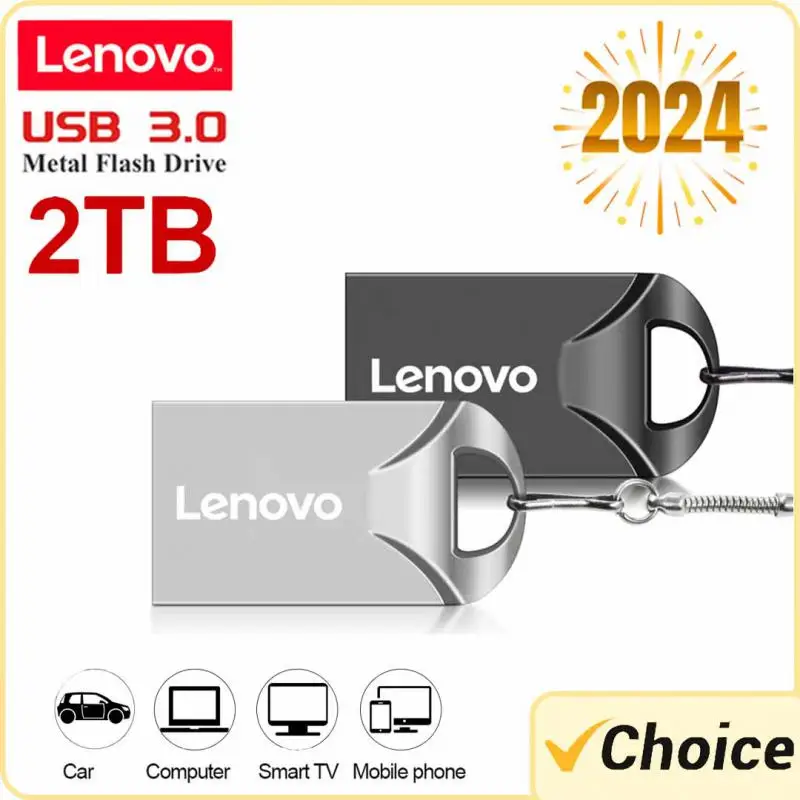 Lenovo Usb Flash Drive 2Tb Usb 3.0 Interface Echte Capaciteit 1Tb Pen Drive High-Speed Flash Drive 520 Mb/s Geschikt Telefoon Computer