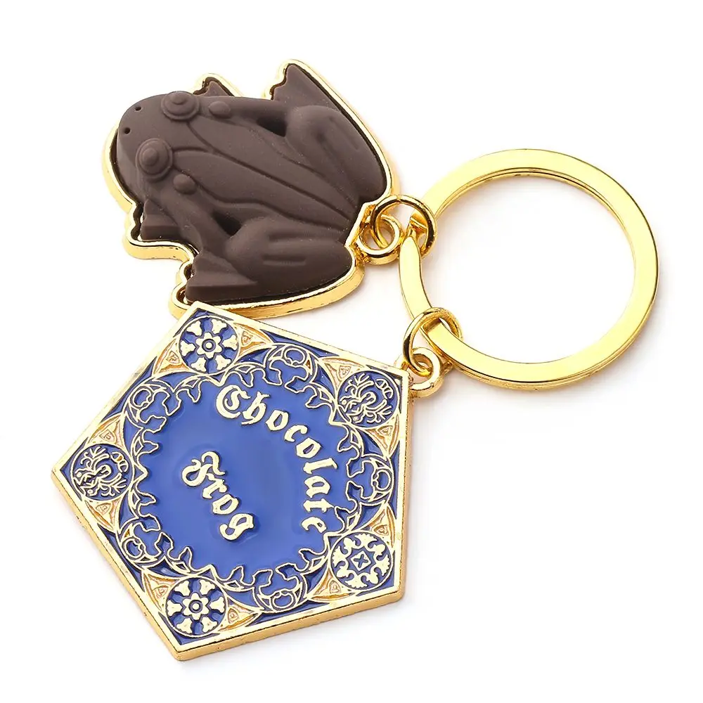 Llavero Metálico Oficial de Warner Bros. Harry Potter con Rana de Chocolate, Colgante Coleccionable con Licencia HP para Bolsos