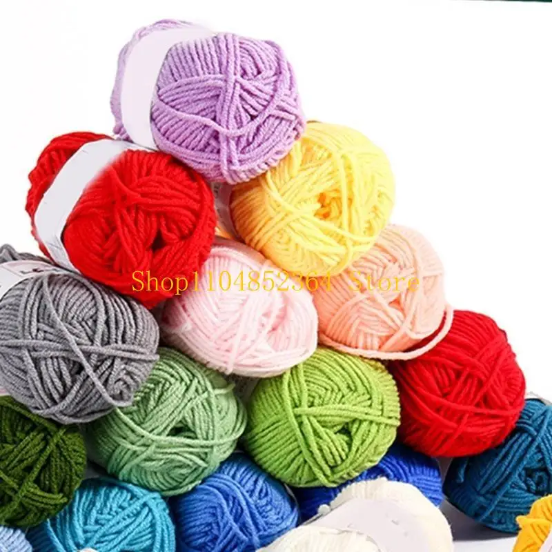 652F 4 weiches Polyacrylnitril-Milchbaumwollgarn für Strickprojekte, babyfreundliche Bastelmaterialien – Detail 4