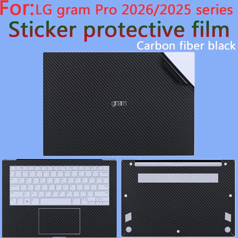 For LG Gram Pro 17/16 2026/2025 Sticker Protective Film 17Z90U-G/16Z90U-G Laptop Body Shell Membrane Gram15 15Z90P Skin Membrane