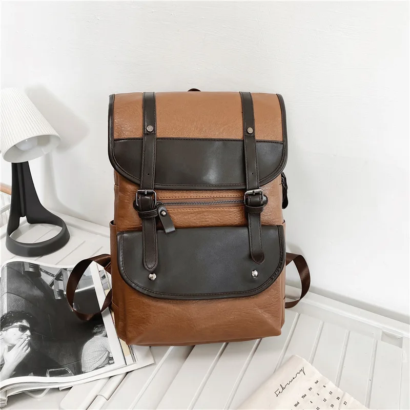 Backpack for Men's Minimalist Retro Business Computer Bag 2024 New Trendy Travel Large Capacity Backpack
