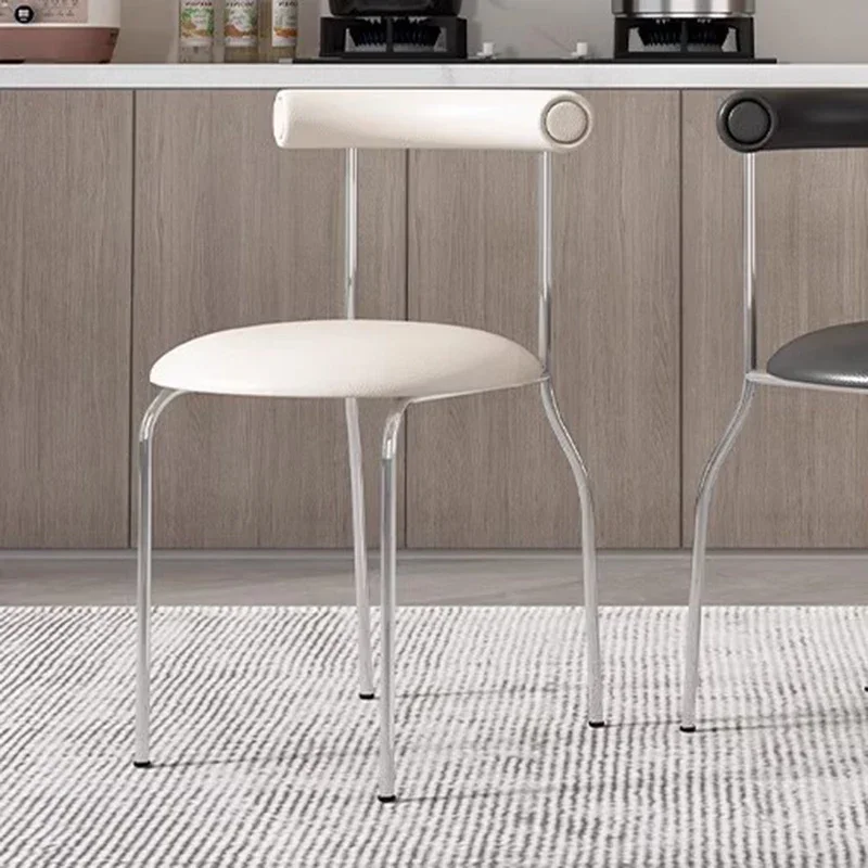 

Modern Classics Designer Dinner Chairs Library Nordic Luxury Unique Chairs Metal Indoor Sillas Para Comedor Home Furnitures
