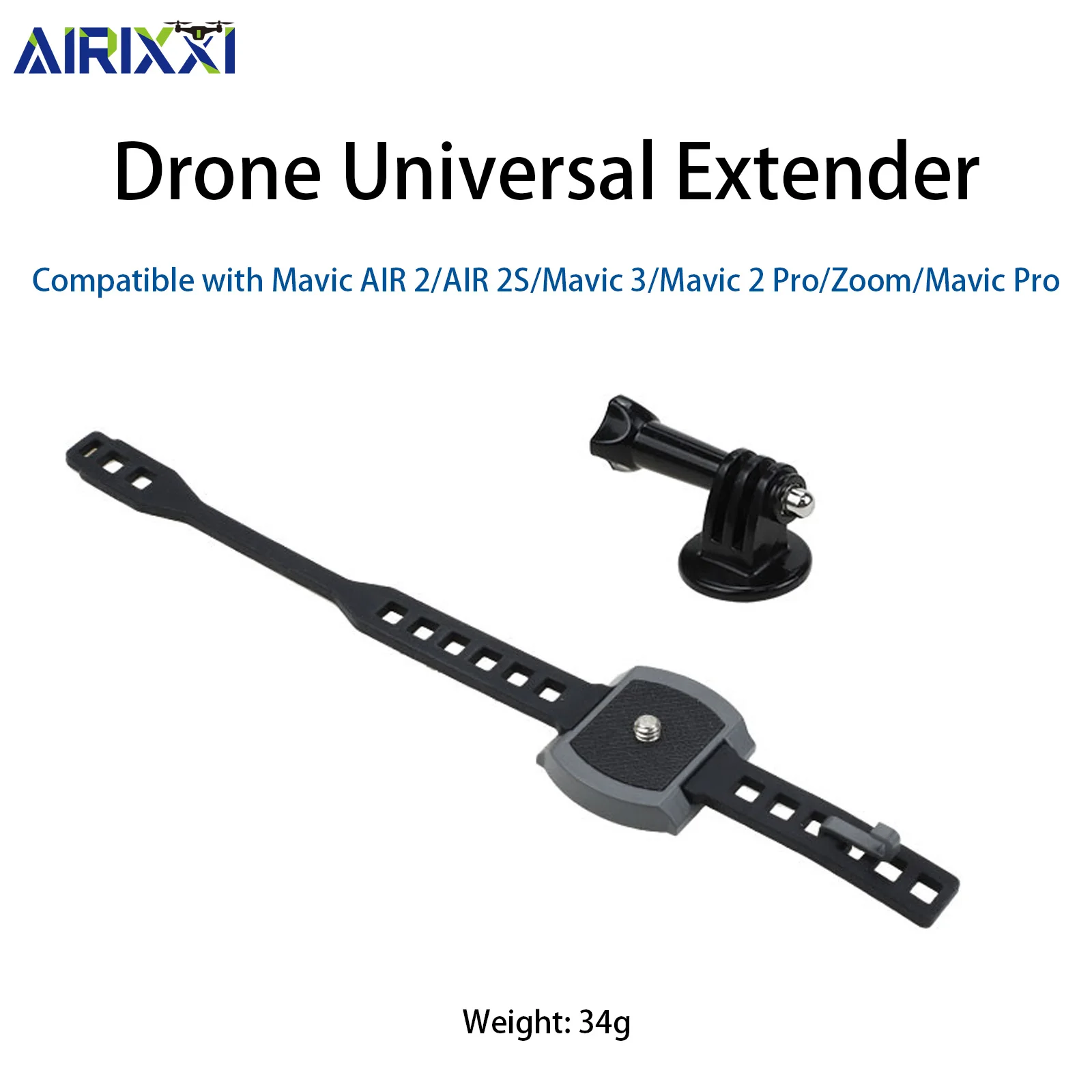 

Универсальный удлинитель для дрона AIRIXXI для DJI Mavic Air 2/2S/3 Pro/AIR 3, кронштейн для расширения корпуса, силиконовый пластиковый аксессуар