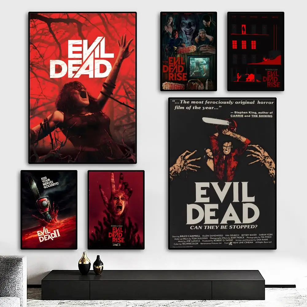 The Evil Dead Poster No Framed Painting Calligraphy HD Canvas Poster living room bedroom bar aesthetic decoration