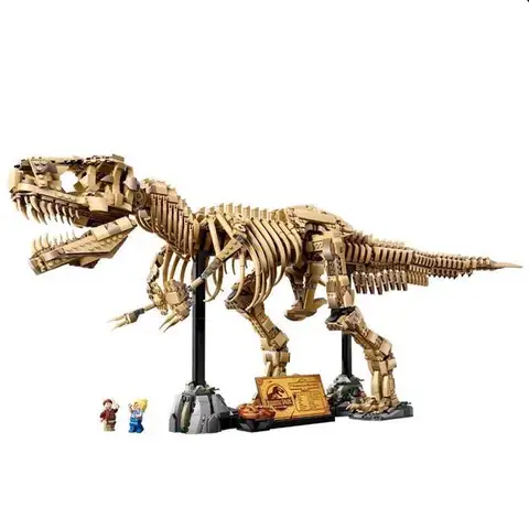 Tyrannosaurus Rex Dinosaur Fossil Skeleton Building Blocks Bricks DIY Assembly Puzzle Toy Adults Kids New Gift Collection Model