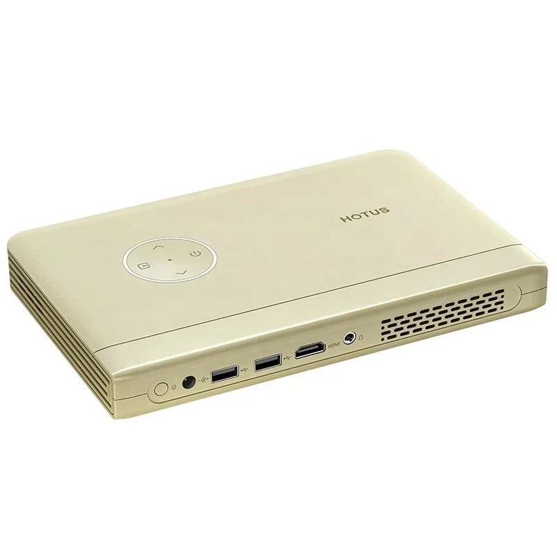 Portable DLP projector high resolution home theater system intelligent screenless computer business office