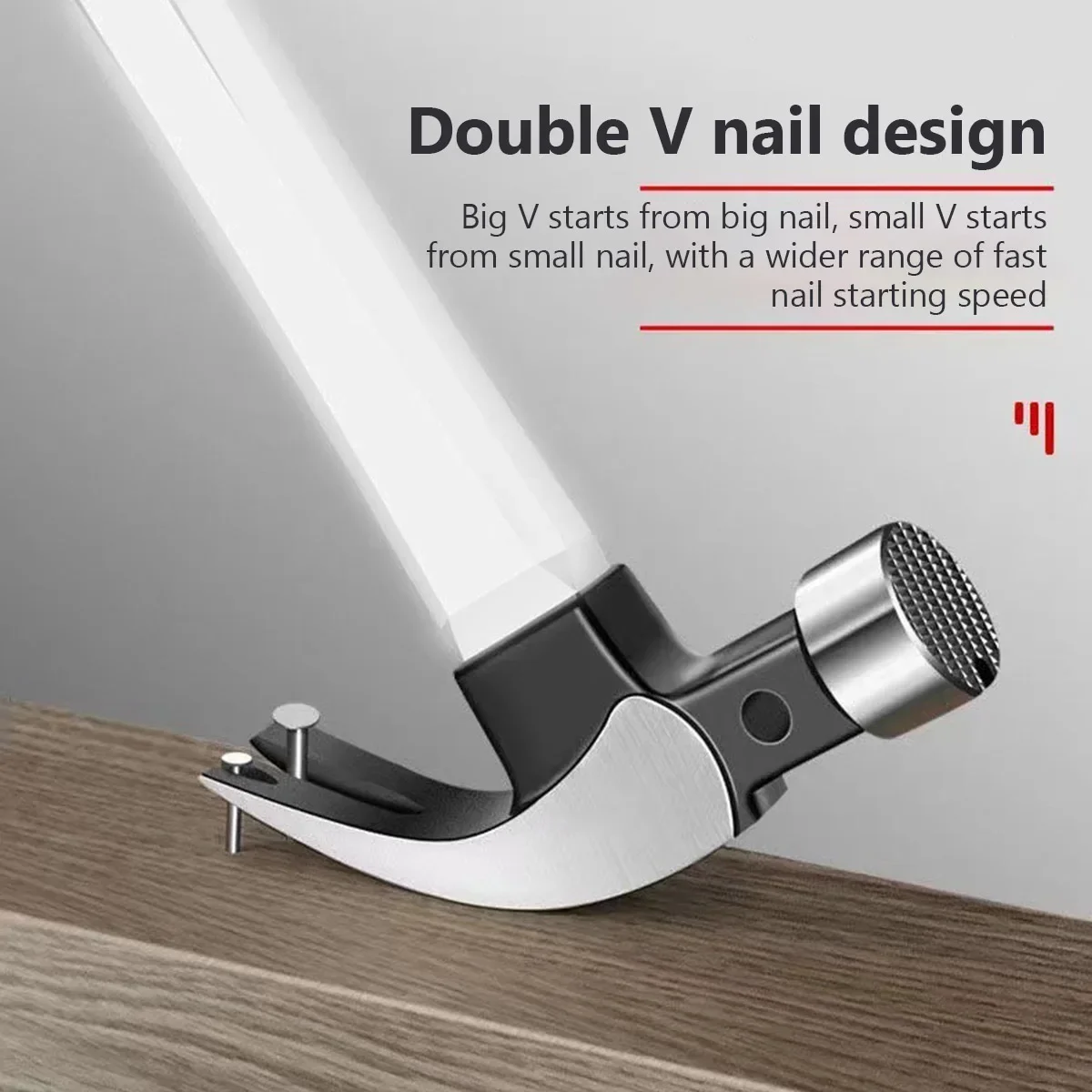 

Industrial Grade Decoration Household Hammer Wrapped with Glue Non Slip Hardware Tool Multifunctional Sheep Horn Hammer