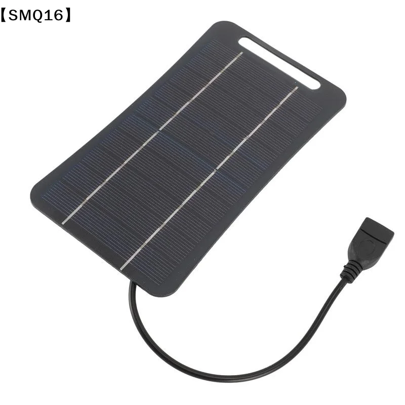 2W Solar Charger Portable W/USB-C Fast Charging For Phone Power Banks Camping Hiking Emergency Power Supply【SMQ】