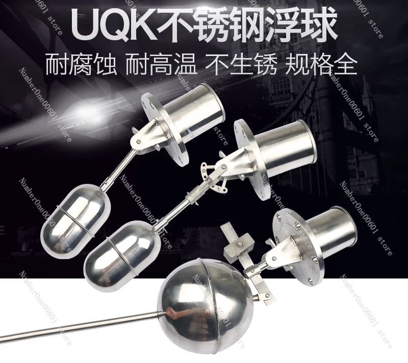 Stainless Steel Float UQK-01/UQK-02/UQK-03 Liquid Level Controller Water Level Float Switch 304 Material