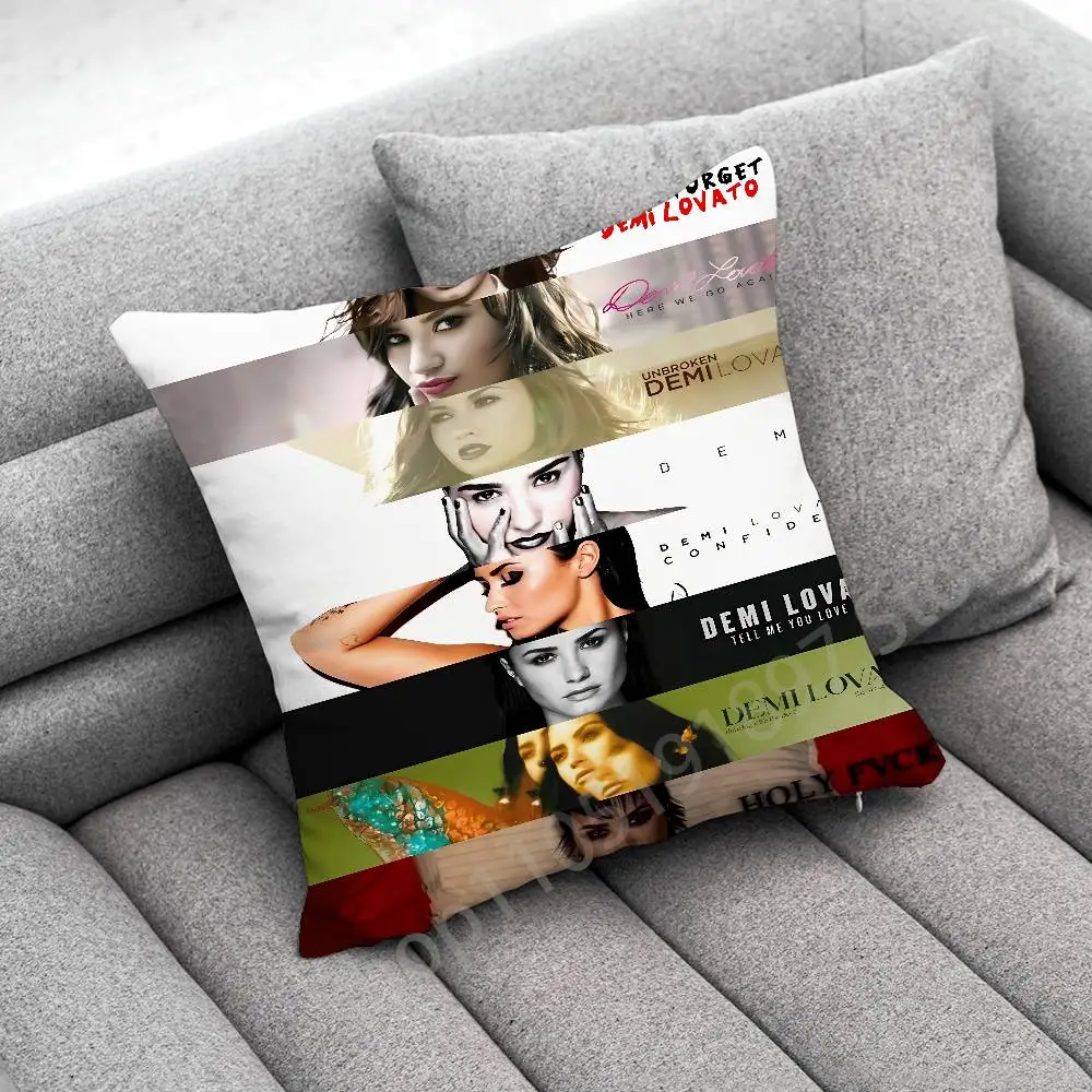 D-Demi Lovato Its Not That Deep Throw Pillow Case For 50x50cm 40x40cm 55x55cm 45x45cm 30x30cm Square Bedroom Pillowcase Cover