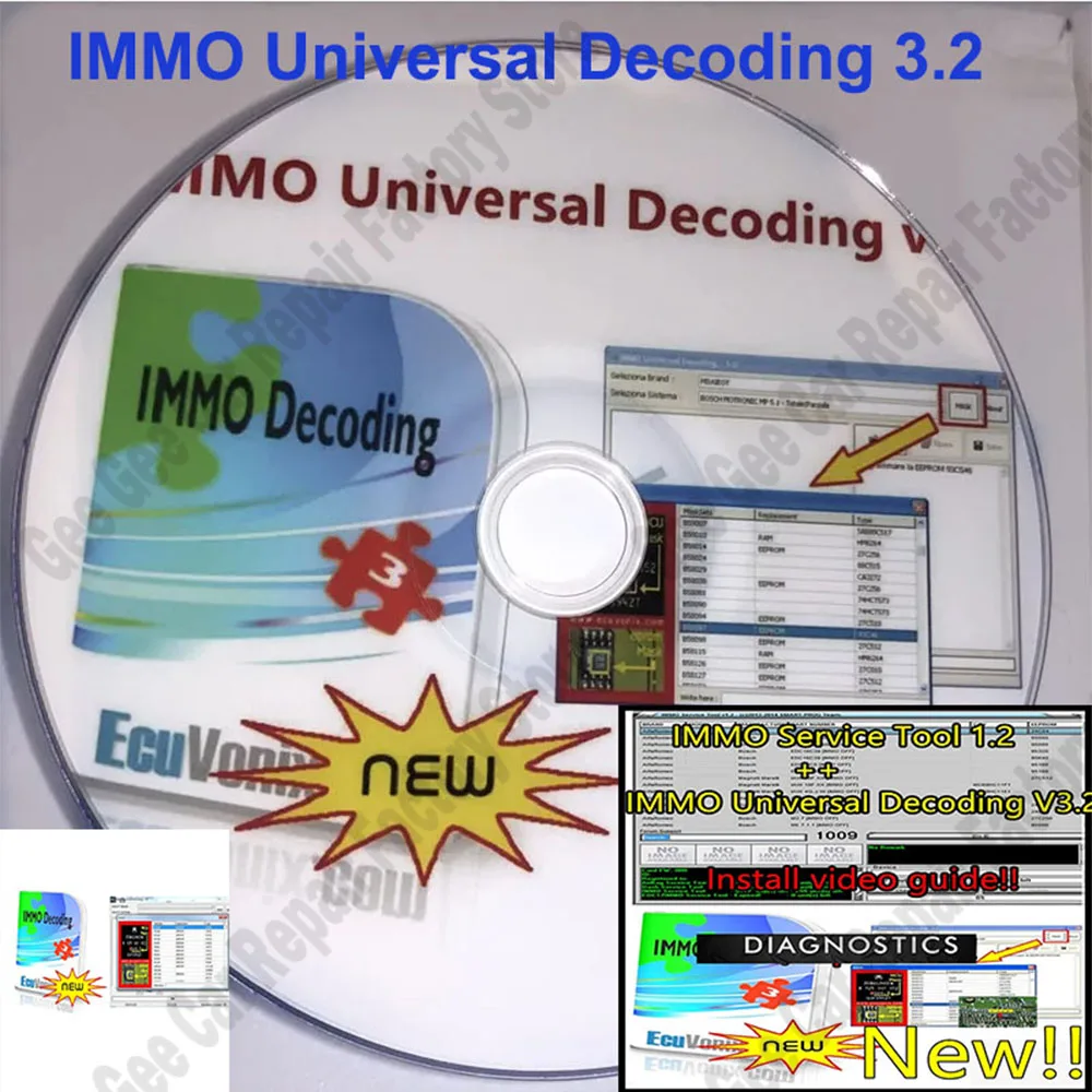 

IMMO Universal Decoding 3.2 obd2 scanner Car accessories with free keygen diagnostic software link EcuVonix 3.2 Unlimited Crack