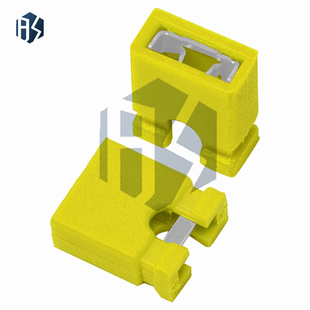 100 Pcs 2.54mm Pitch Jumper Shunts – For Pin Headers & PCB Short-Circuit Connections | Standard Caps
