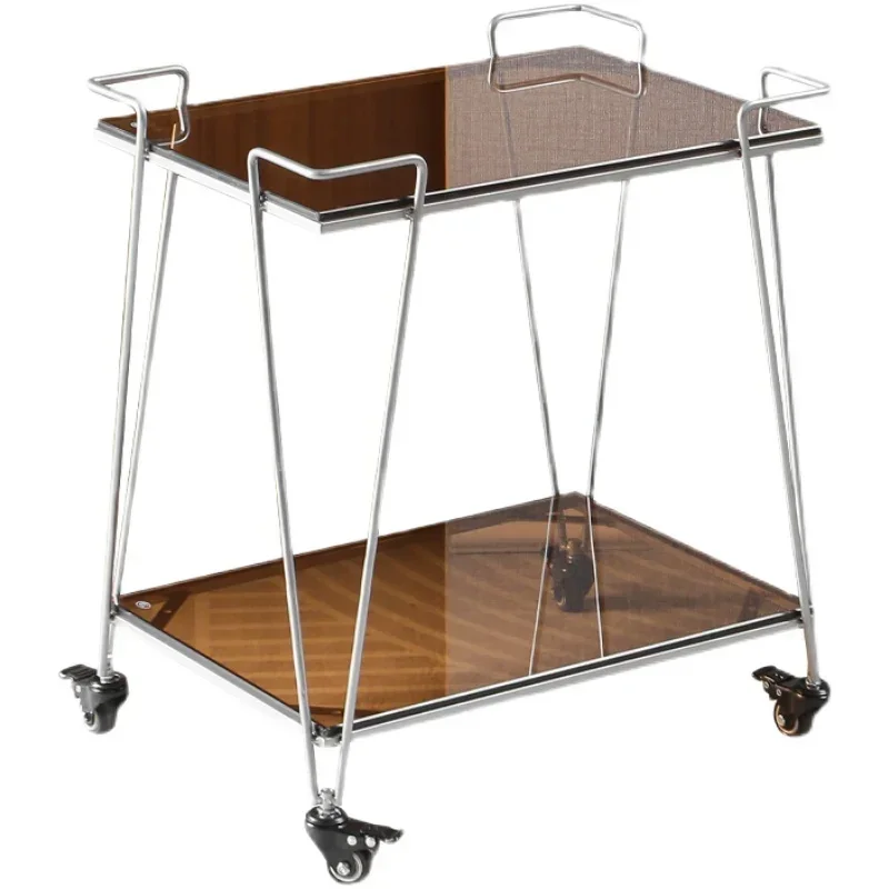 

Trolley Hotel Restaurant Wine Cart Mobile Cake Delivery Trolley Home Shelf