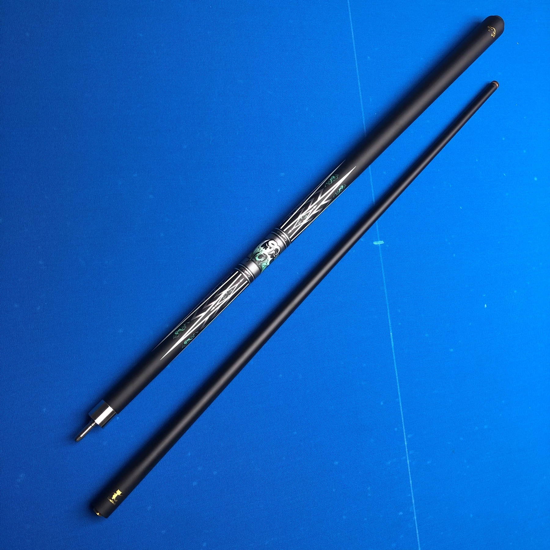 Premium 12.75mm Low Deflection Pool Cue Fiberglass Forearm Explosion Proof Multi Layer Tip Stainless Quick Release Joint