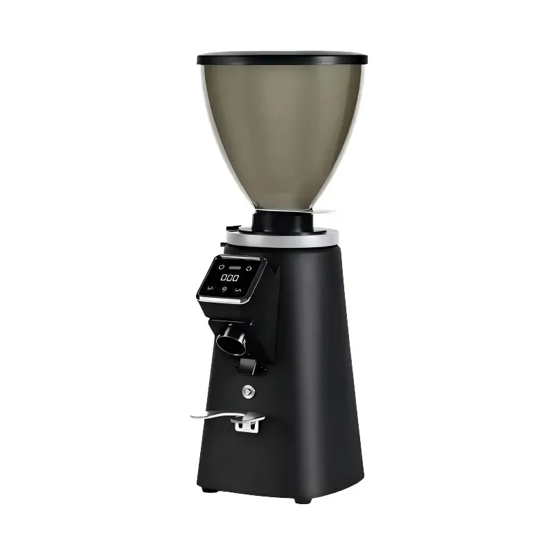 Automatic Portable 750g Burr Coffee Grinder Visible Hopper Anti-Clumping Timer  Hotels Outdoor French